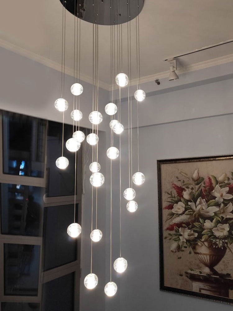 Kryształowy żyrandol wiszący Bubble Cluster