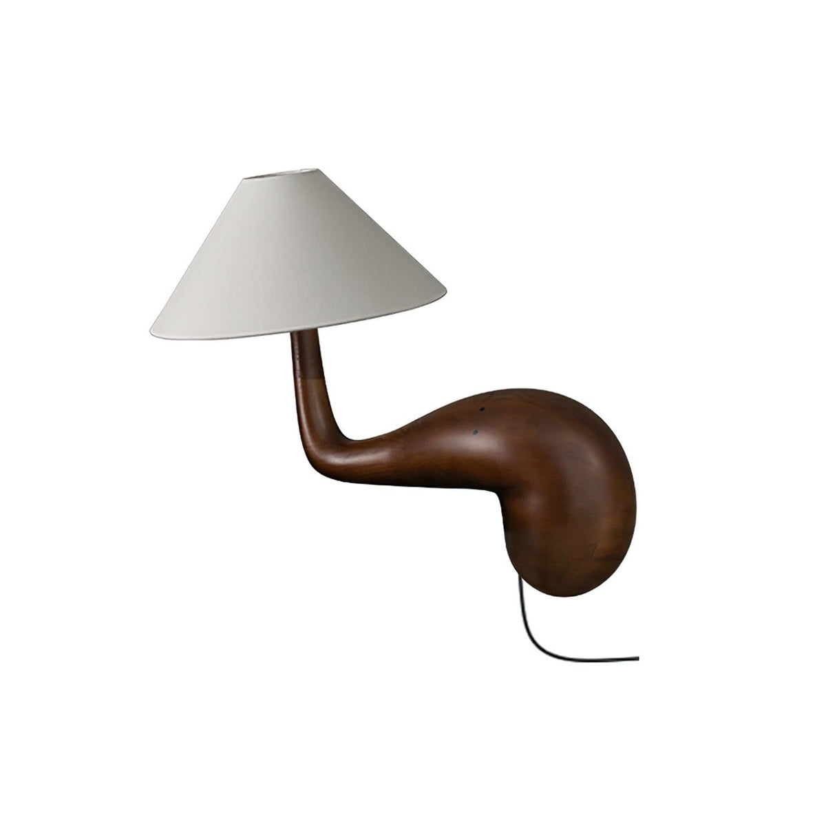 Lampa stołowa Solisise artystyczna z drewna