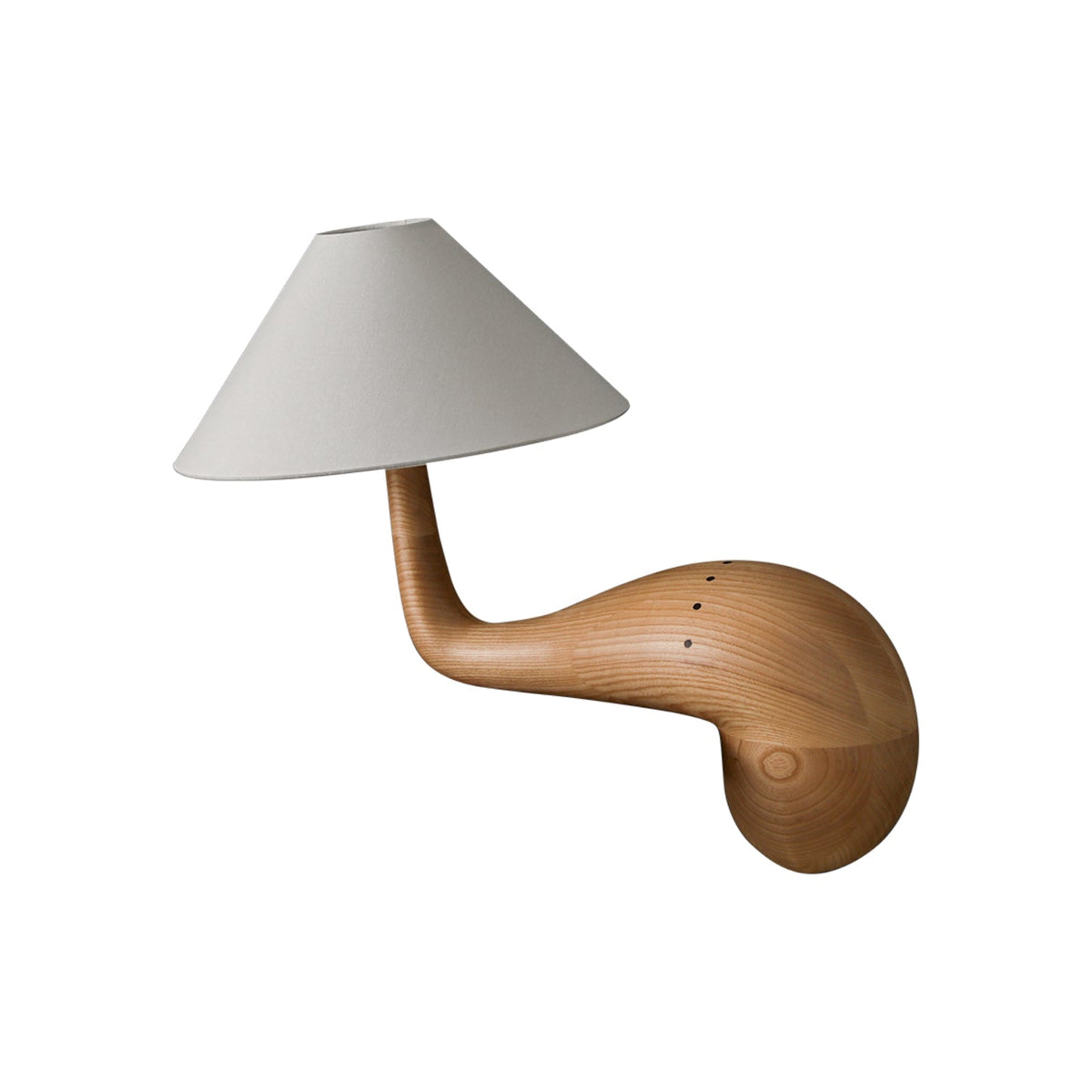 Lampa stołowa Solisise artystyczna z drewna