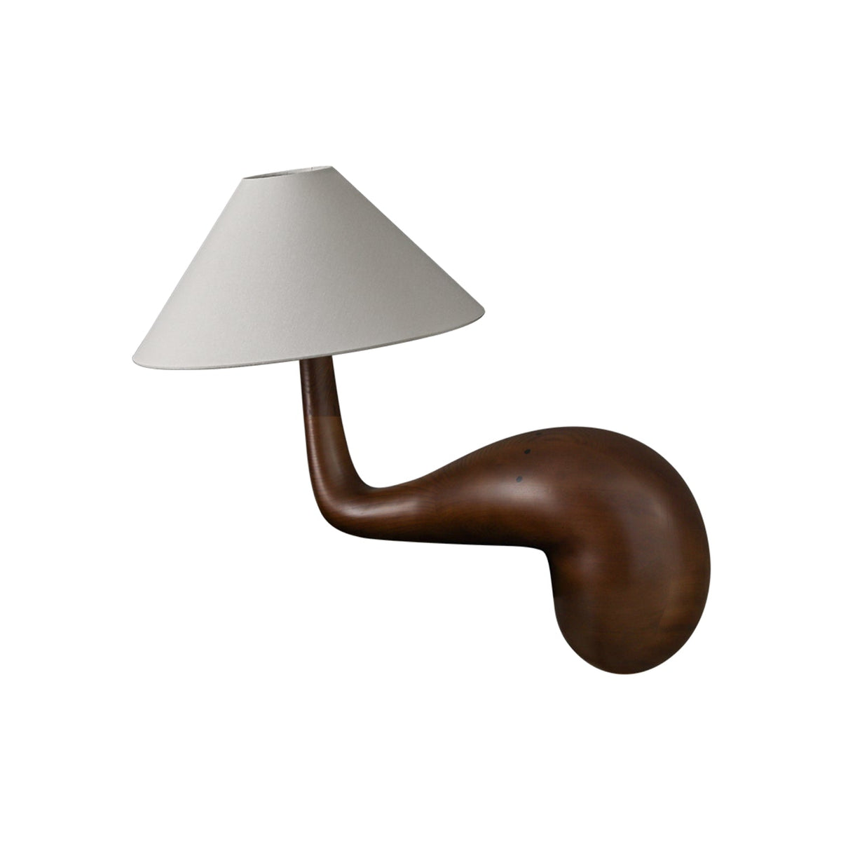 Lampa stołowa Solisise artystyczna z drewna