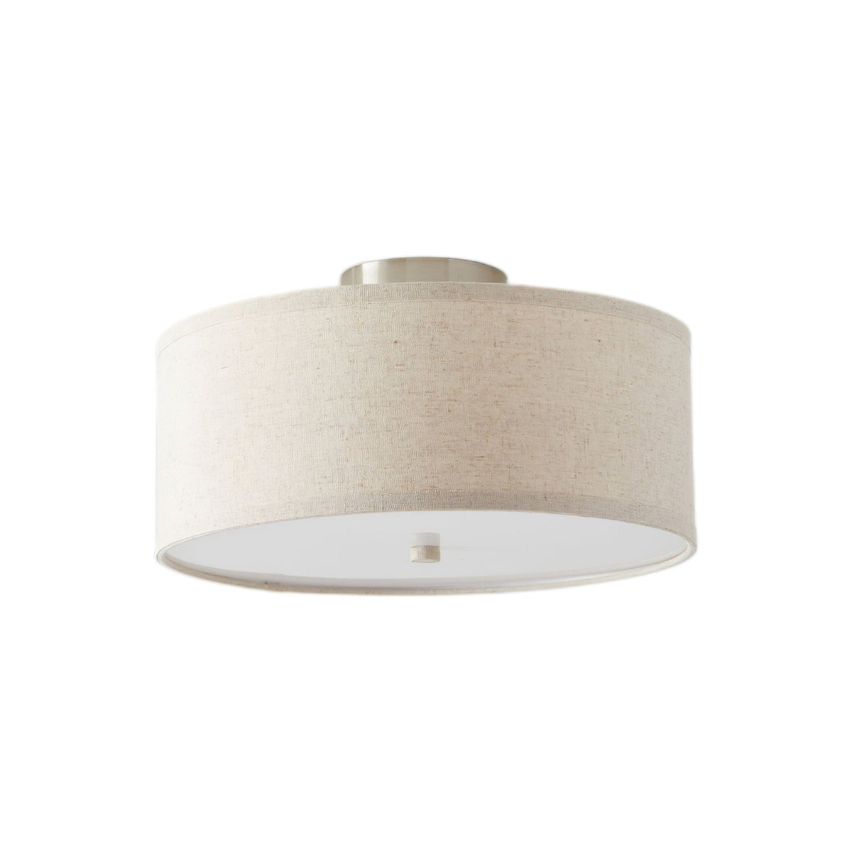Qilvo lampa sufitowa z abażurem z płótna, minimalistyczna i elegancka