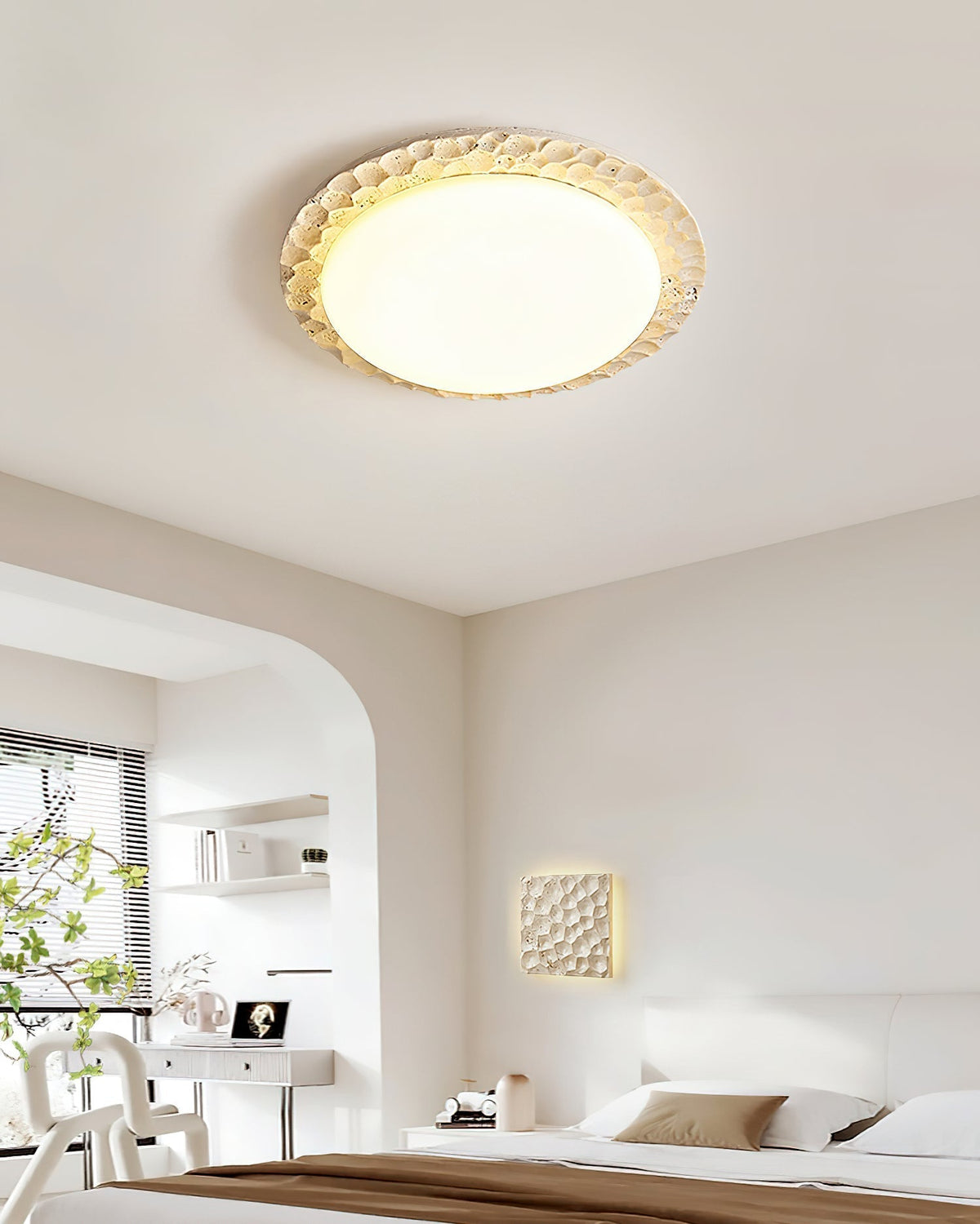 Viraeena lampa sufitowa Travertine Acrylic