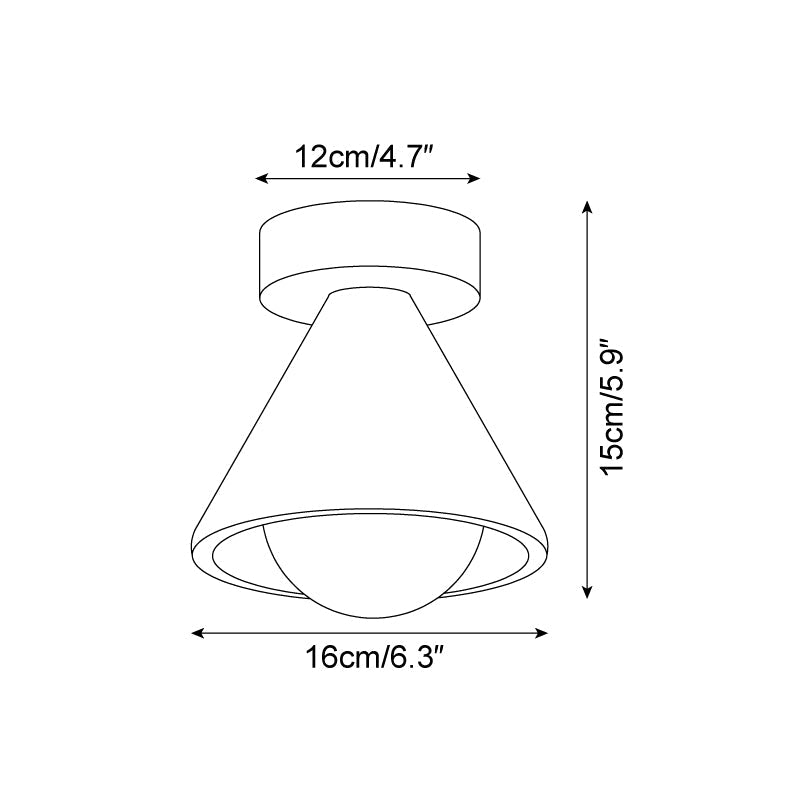 Hudon plafon lampa sufitowa montowana bezpośrednio