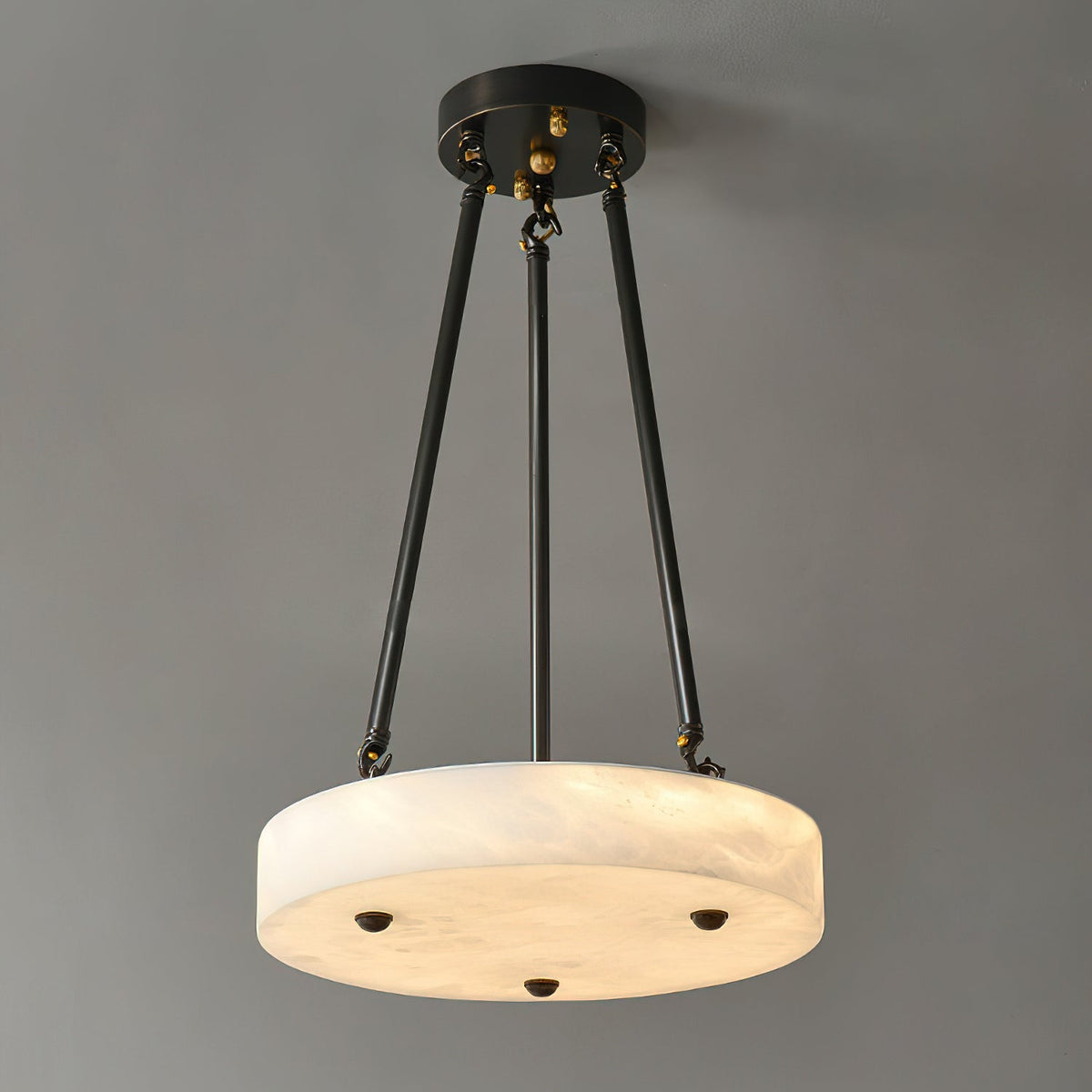 Lampa wisząca Avenivina z alabastrem