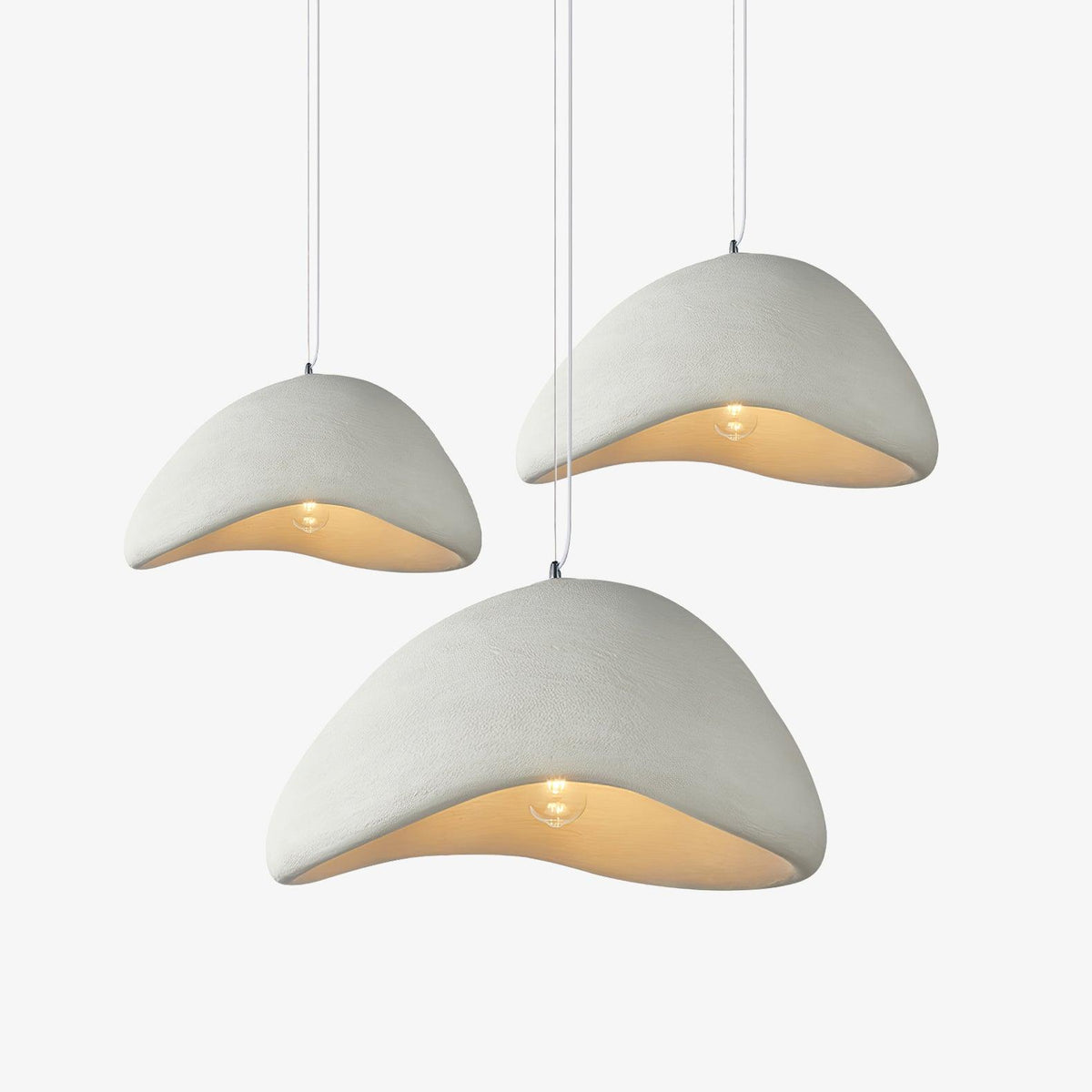 Fentor lampa wisząca Cloud biały minimalistyczna