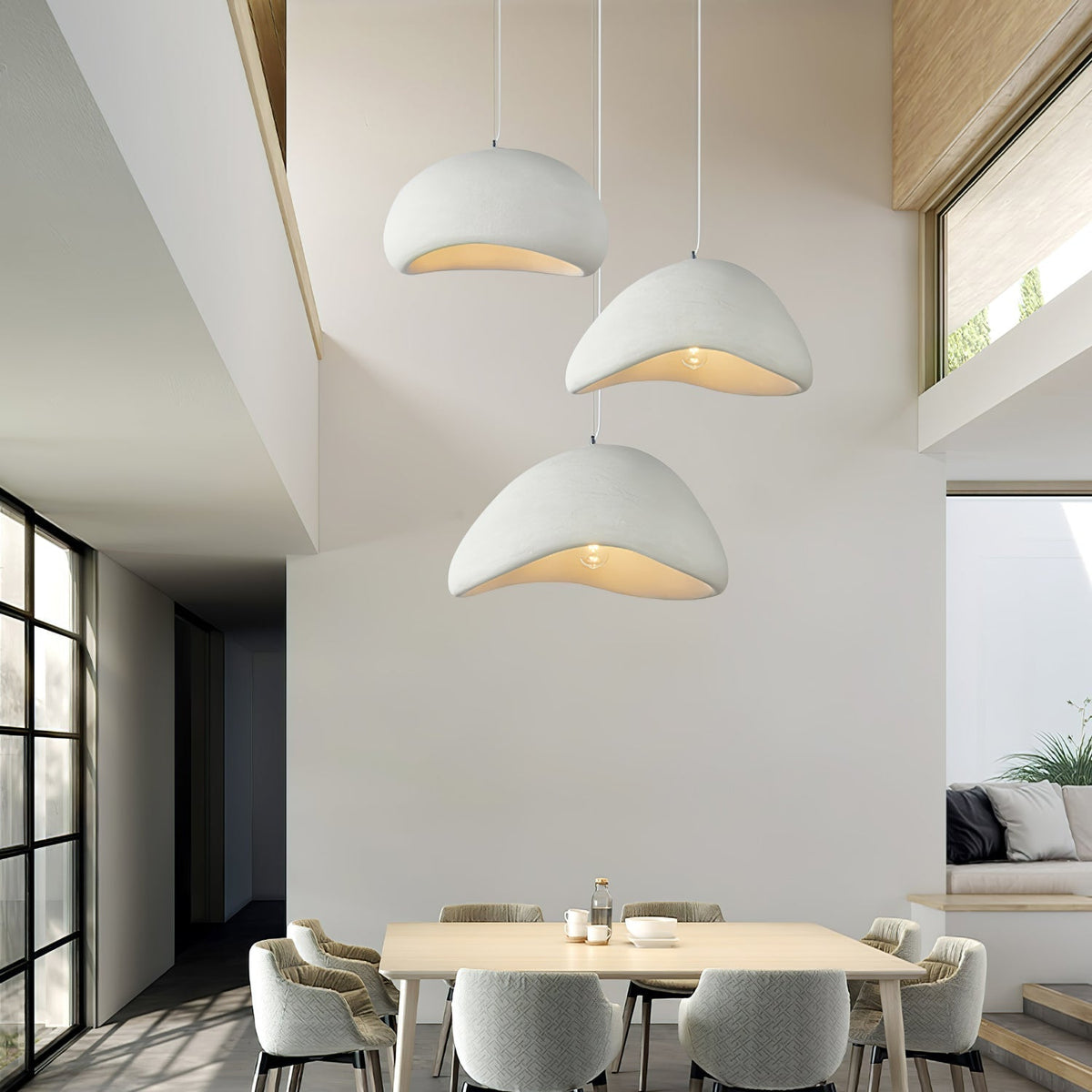 Fentor lampa wisząca Cloud biały minimalistyczna