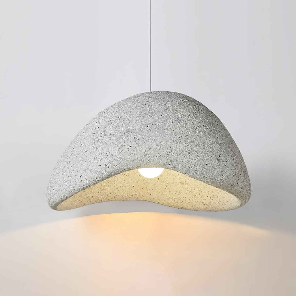 Tsukiyo Wabi-Sabi żyrandol z kloszem w kształcie chmury