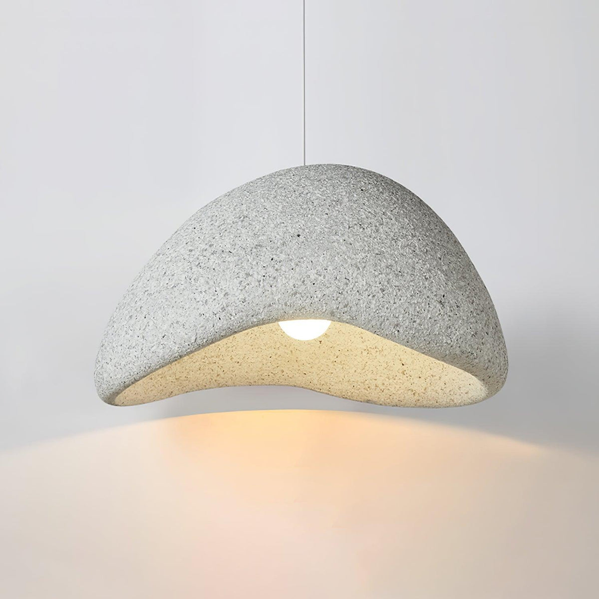 Tsukiyo Wabi-Sabi żyrandol z kloszem w kształcie chmury