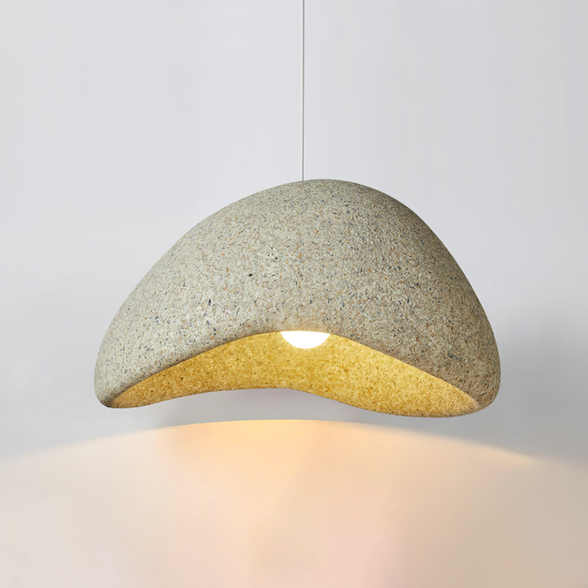 Tsukiyo Wabi-Sabi żyrandol z kloszem w kształcie chmury