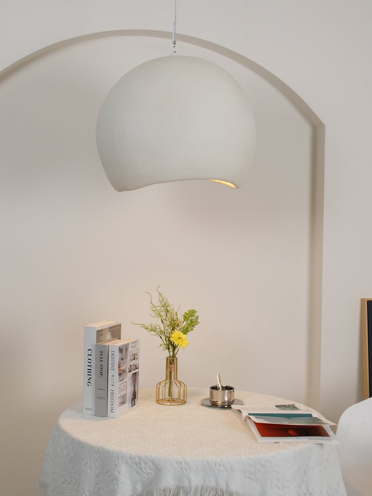 Reloza nowoczesna minimalistyczna lampa wisząca ze sztucznego kamienia