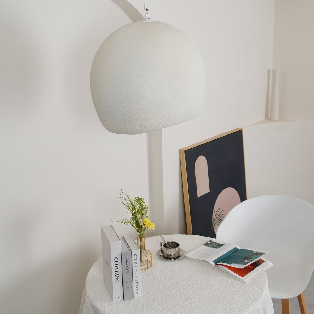 Reloza nowoczesna minimalistyczna lampa wisząca ze sztucznego kamienia