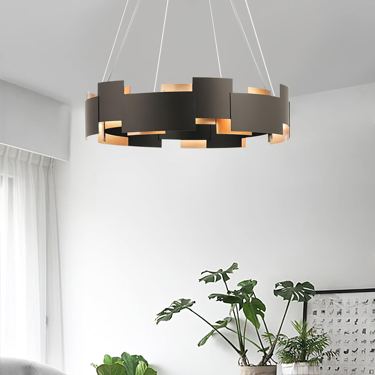 Orelaora żyrandol Kichler owalny z energooszczędnymi modułami LED