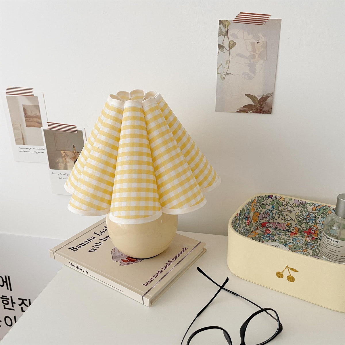 Nirixon lampy stołowe płócienny whimsical