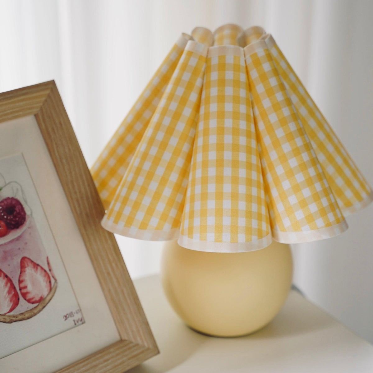 Nirixon lampy stołowe płócienny whimsical