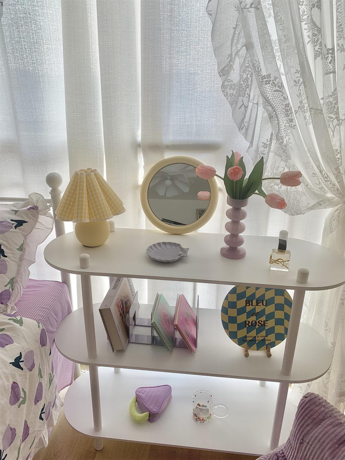 Nirixon lampy stołowe płócienny whimsical