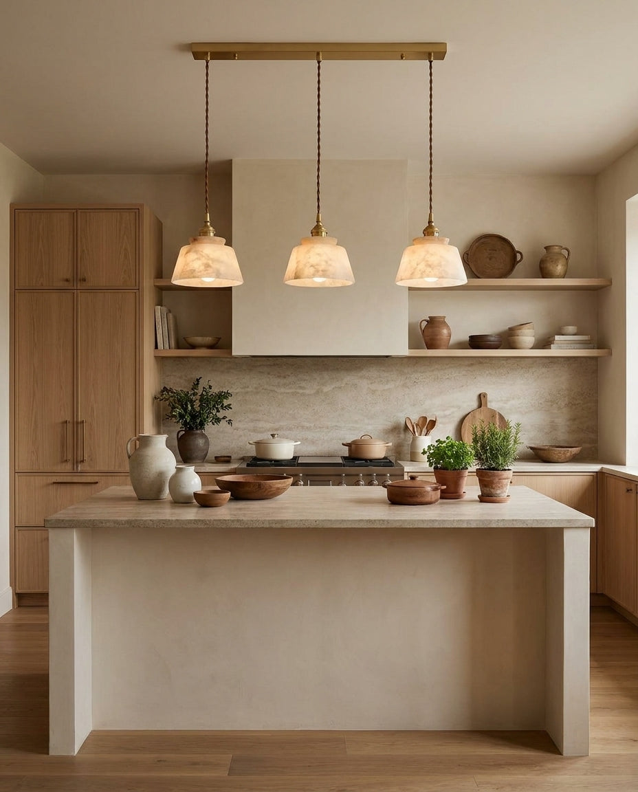 Pemberstone Lampa Wisząca Z Alabastru