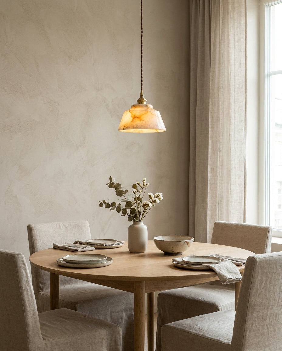 Pemberstone Lampa Wisząca Z Alabastru