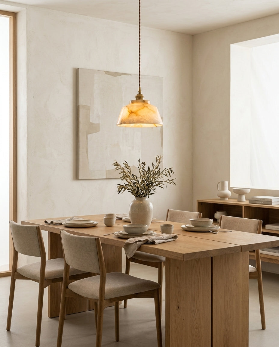 Pemberstone Lampa Wisząca Z Alabastru