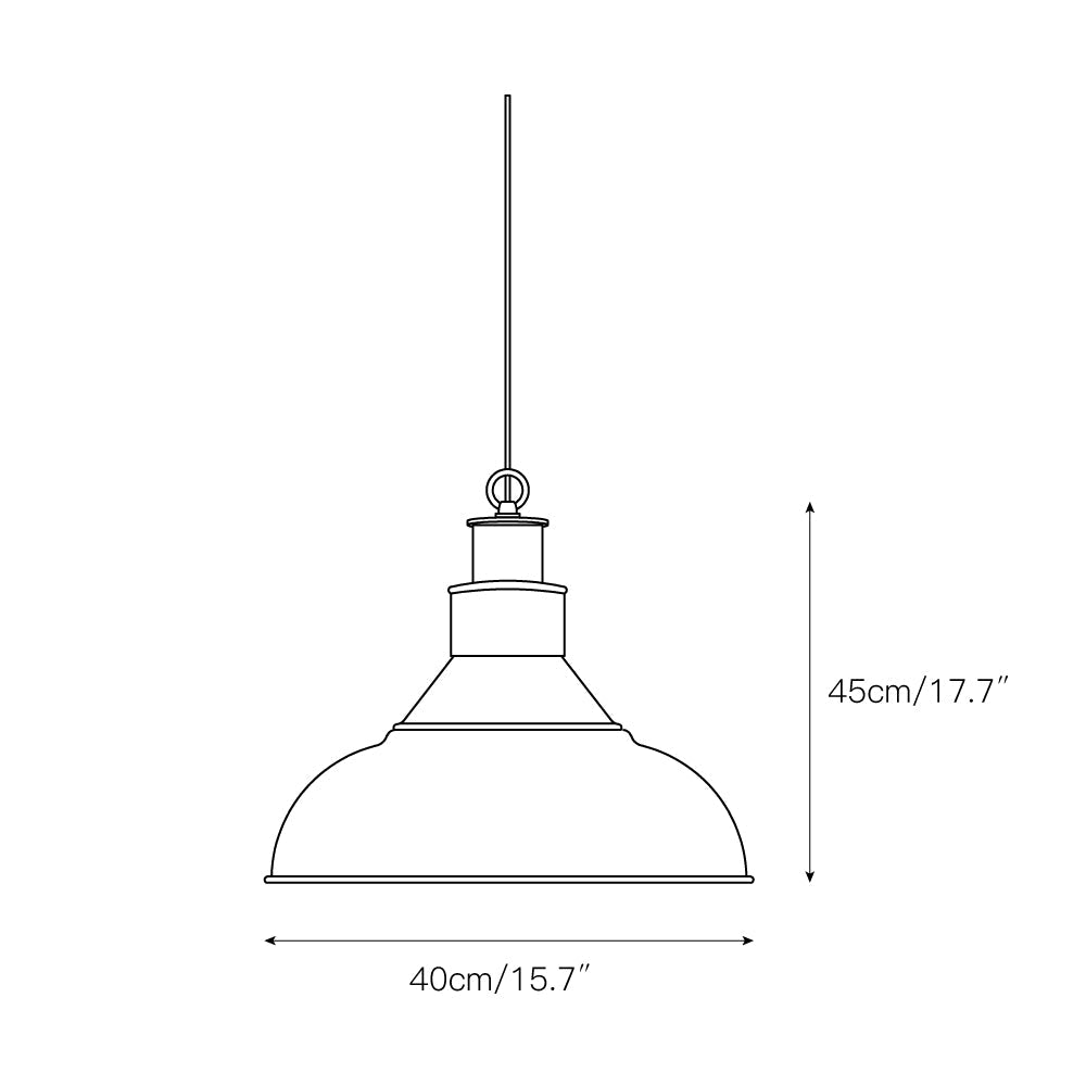 Rusty lampa wisząca