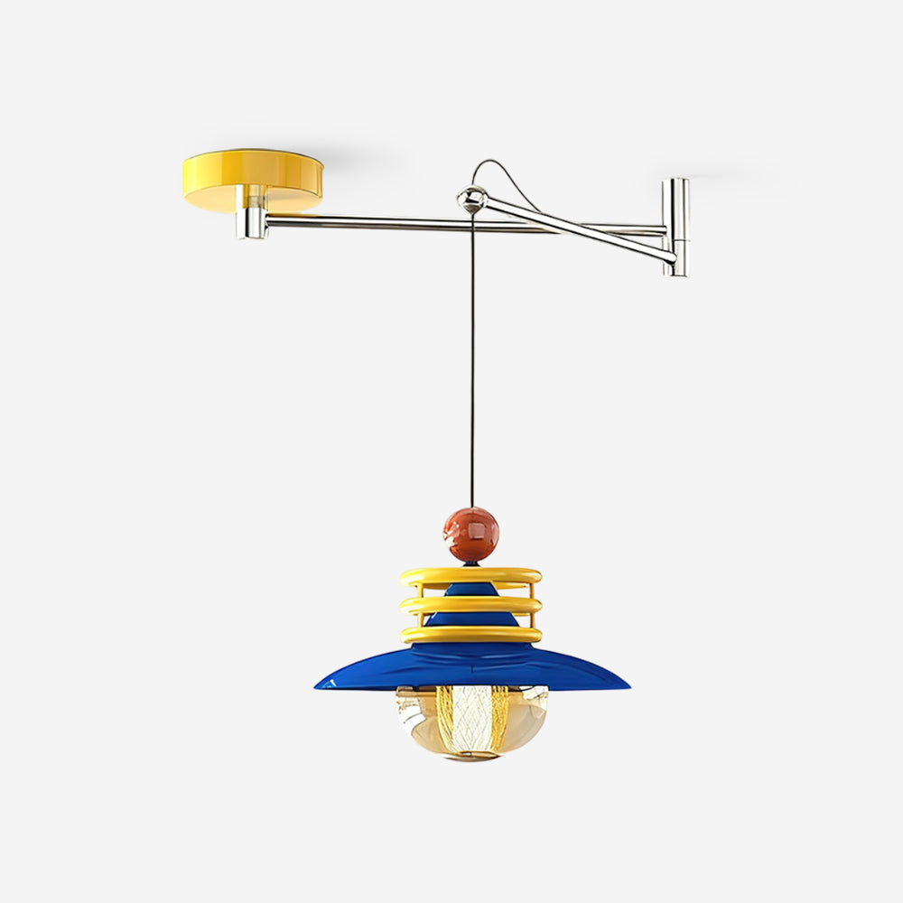 Lampa wisząca Marcella z ramieniem obrotowym