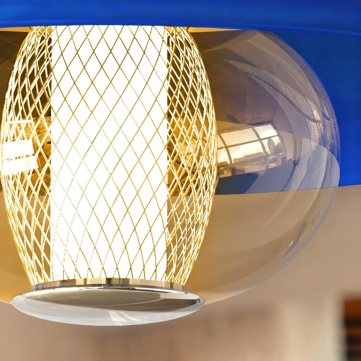 Lampa wisząca Marcella z ramieniem obrotowym
