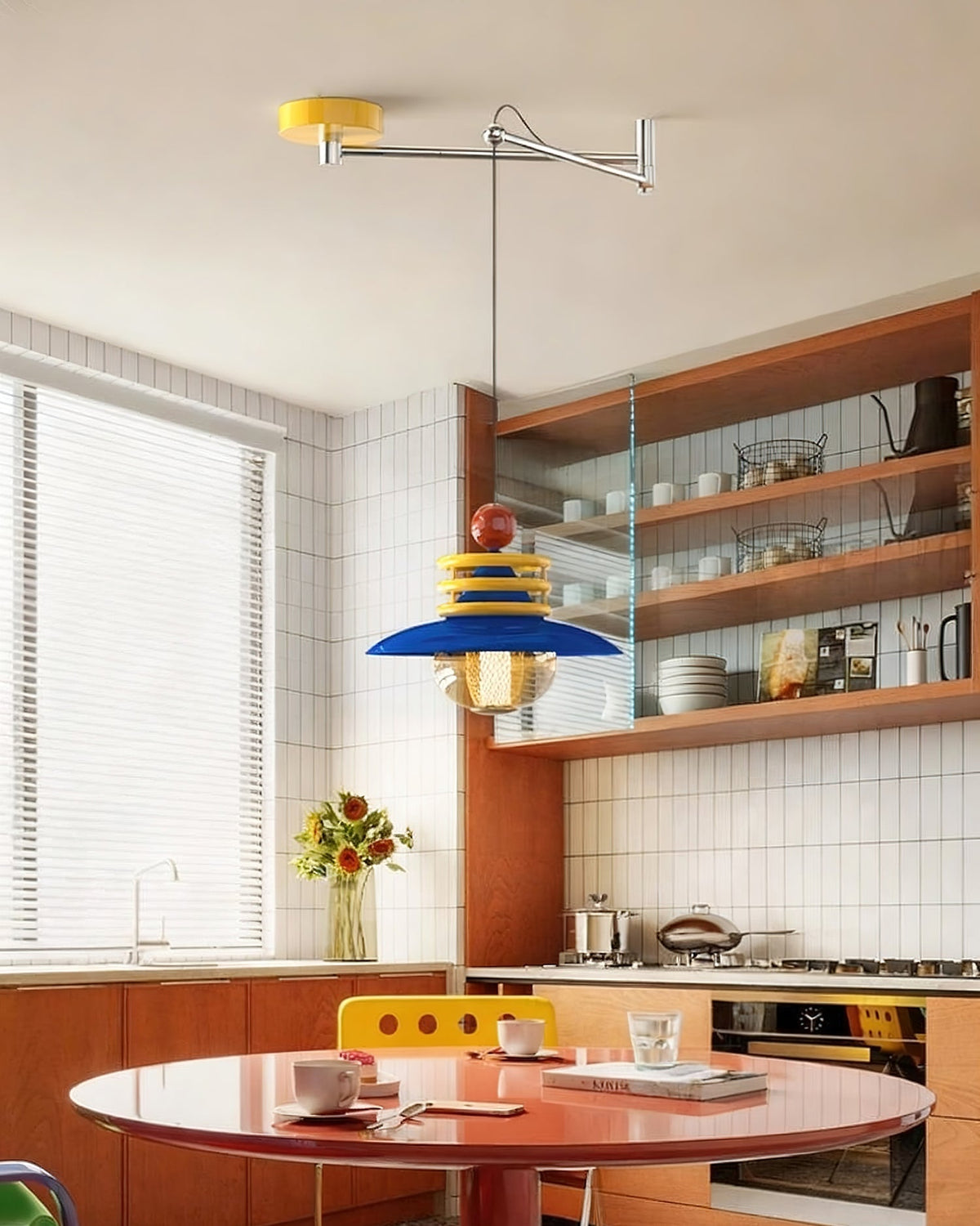Lampa wisząca Marcella z ramieniem obrotowym
