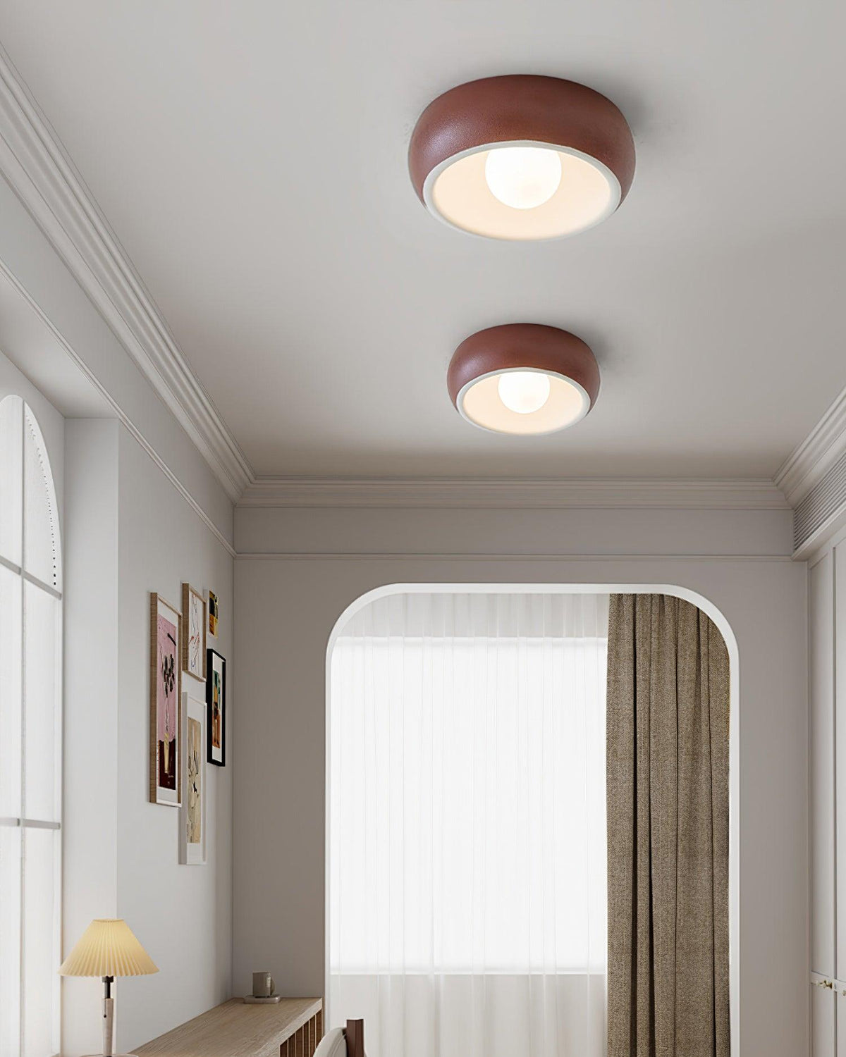 Ligna lampa sufitowa
