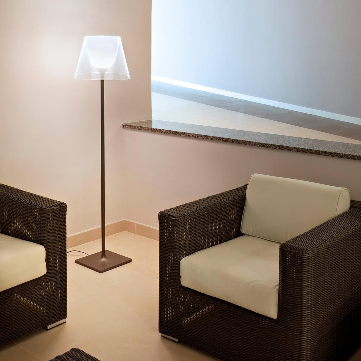 Garlan nowoczesna lampa stojąca z akrylu