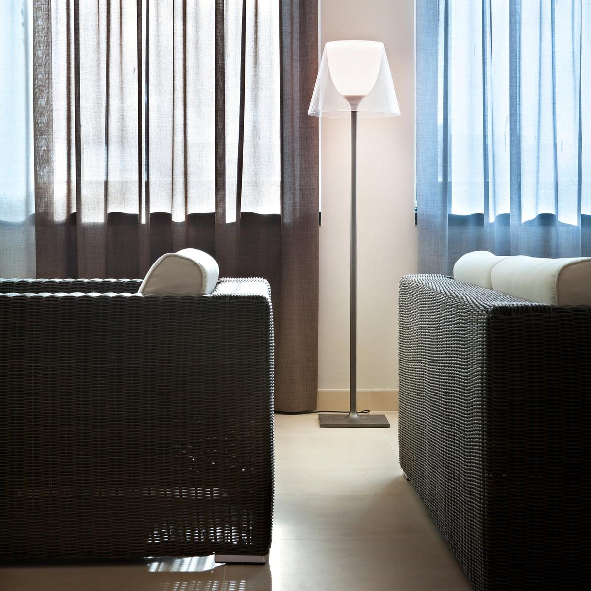 Garlan nowoczesna lampa stojąca z akrylu