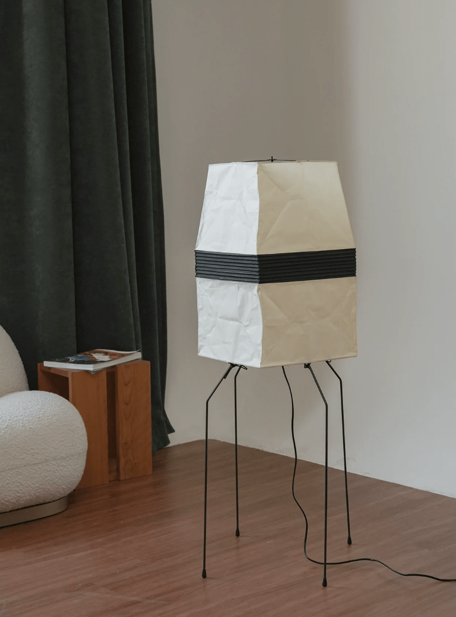 Piaiveria lampa stołowa i stojąca z papierową osłoną