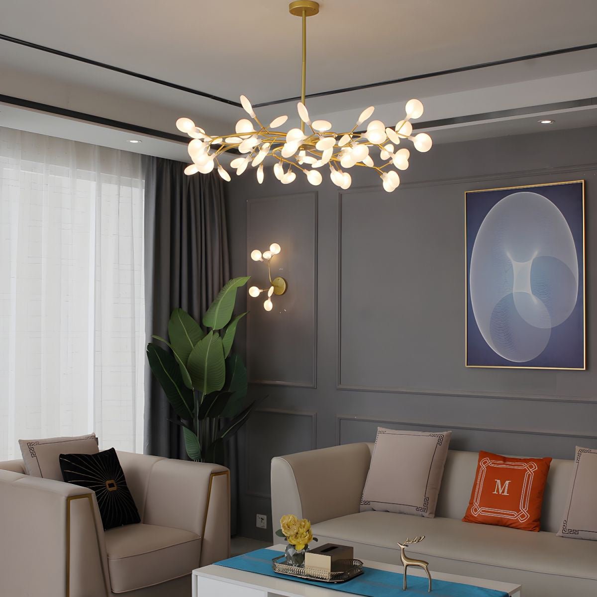 Riviselle żyrandol LED Firefly