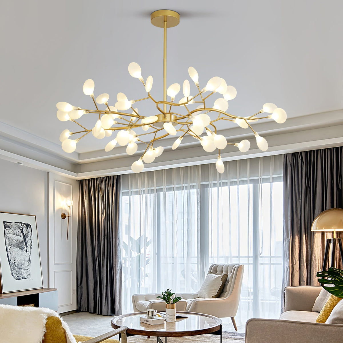 Riviselle żyrandol LED Firefly