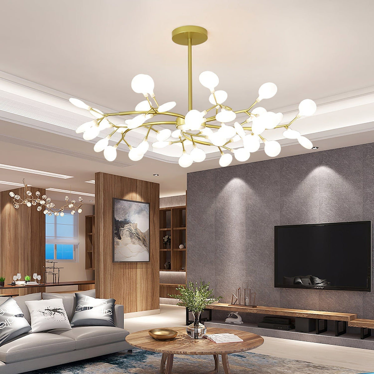 Riviselle żyrandol LED Firefly