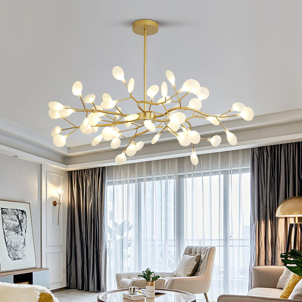 Riviselle żyrandol LED Firefly