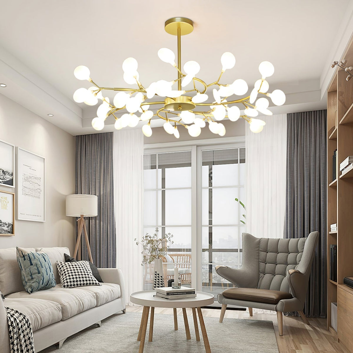 Riviselle żyrandol LED Firefly
