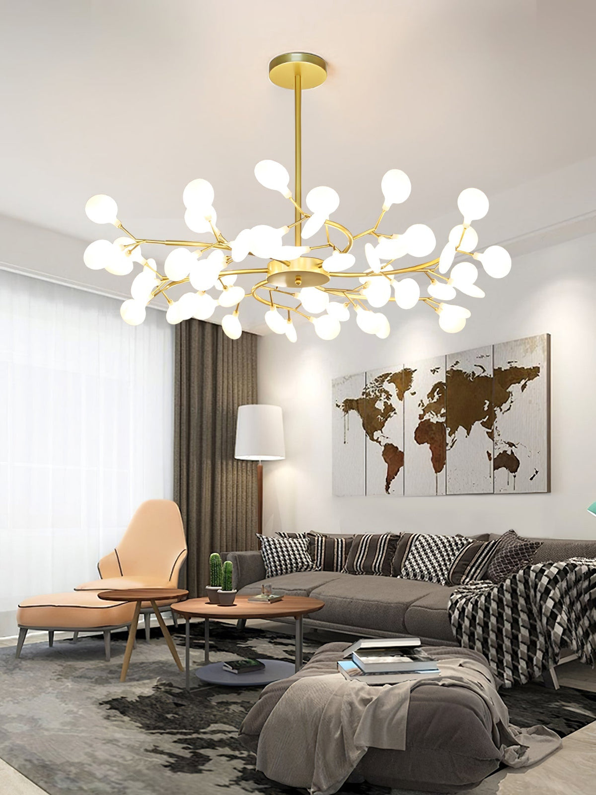 Riviselle żyrandol LED Firefly
