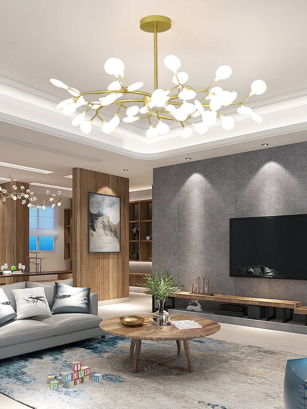 Riviselle żyrandol LED Firefly