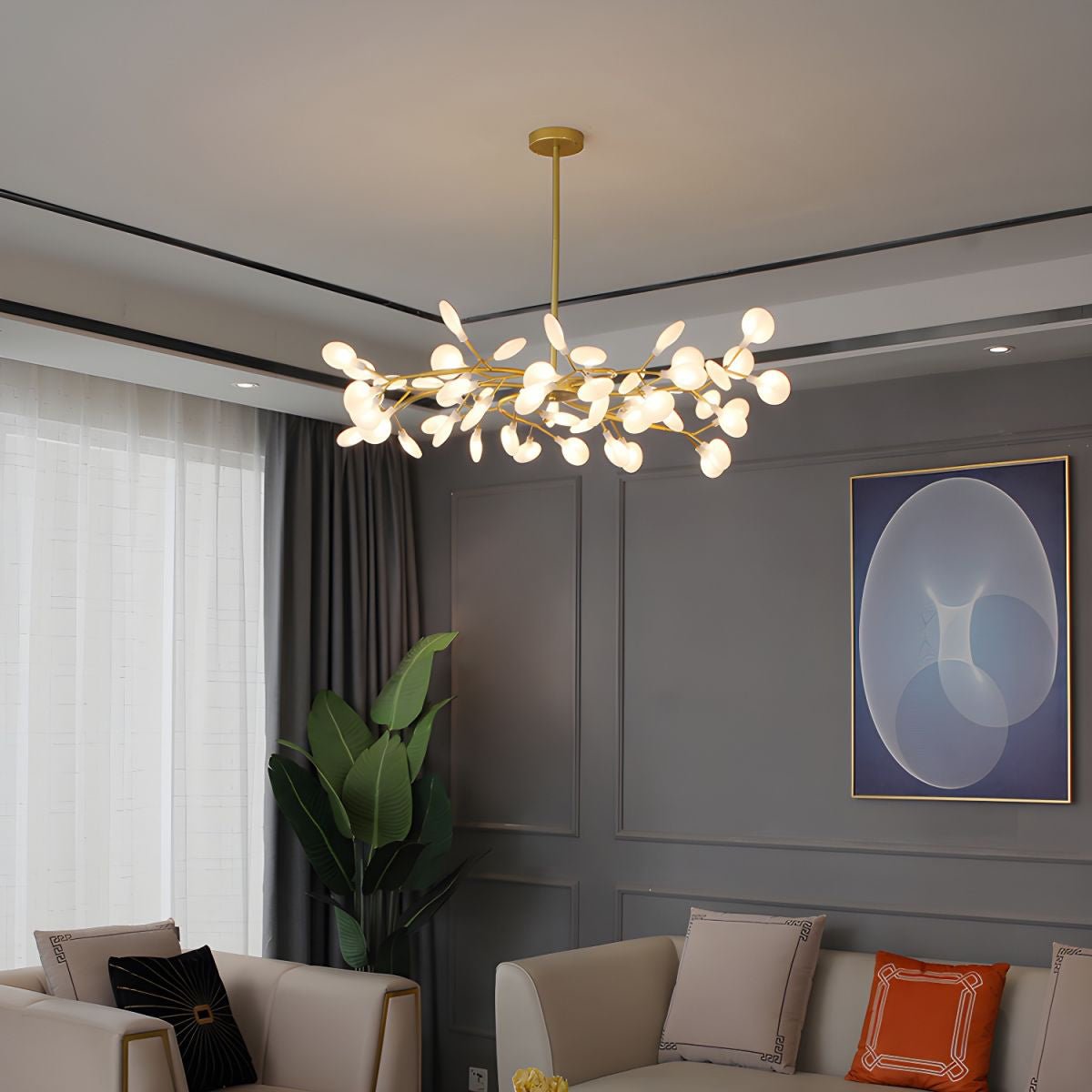 Riviselle żyrandol LED Firefly