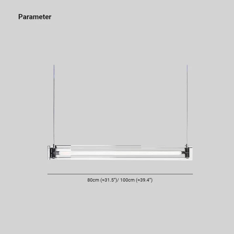 Arisha minimalistyczna lampa wisząca liniowa z metalu, biała
