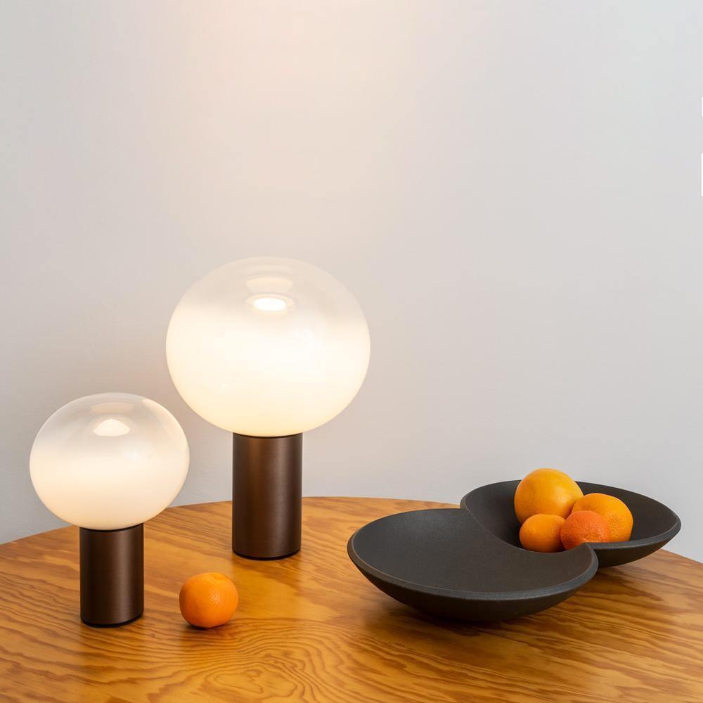 Insken klasyczna lampa stołowa ze szkła