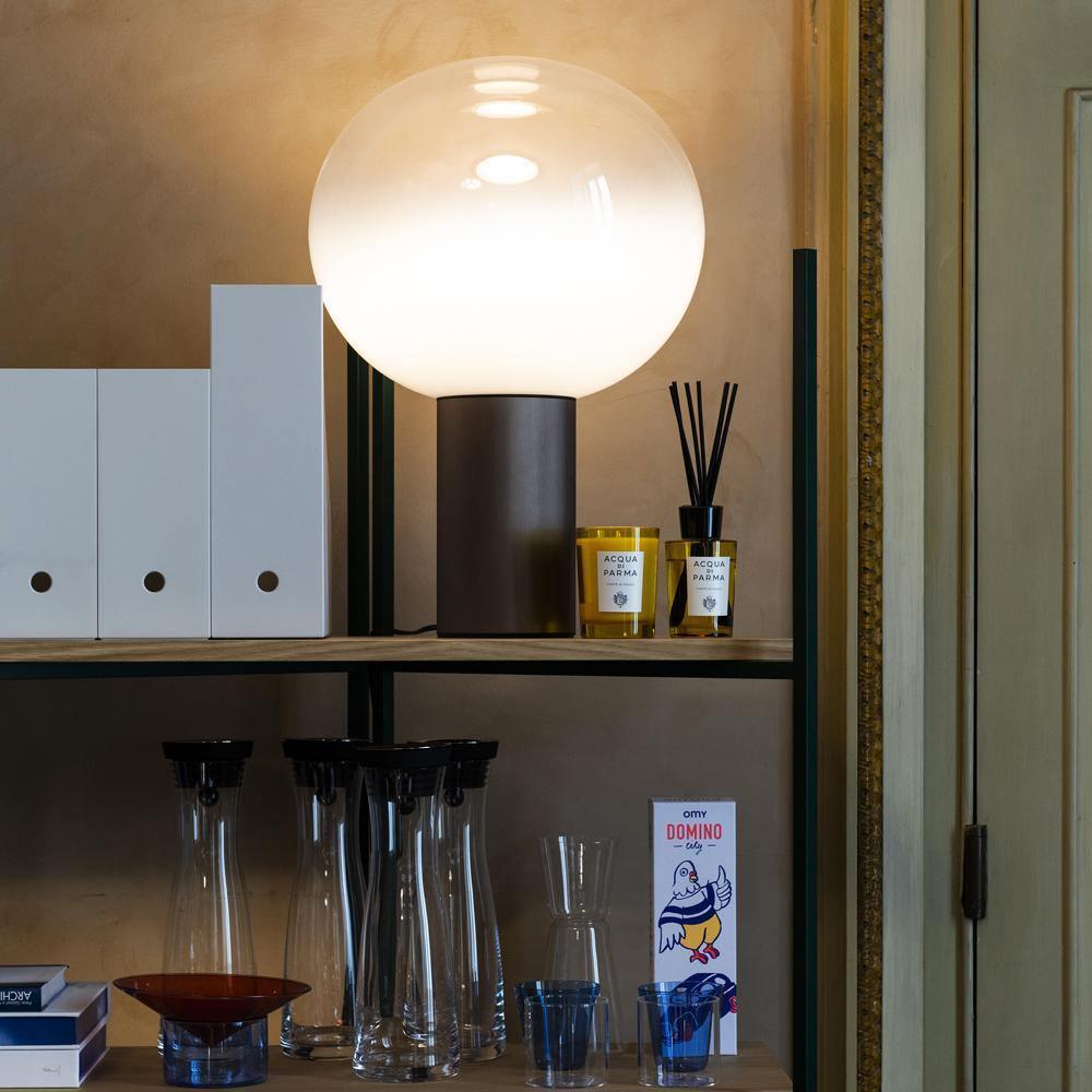Insken klasyczna lampa stołowa ze szkła