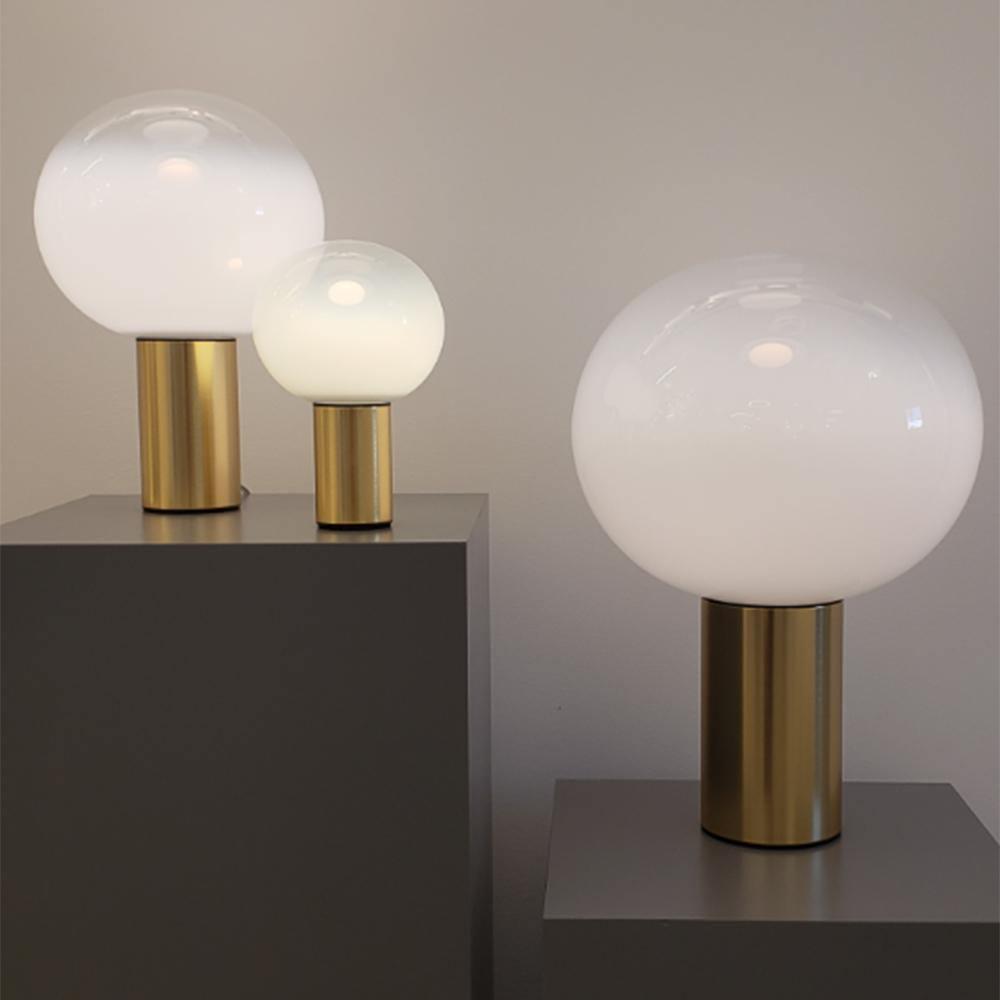 Insken klasyczna lampa stołowa ze szkła