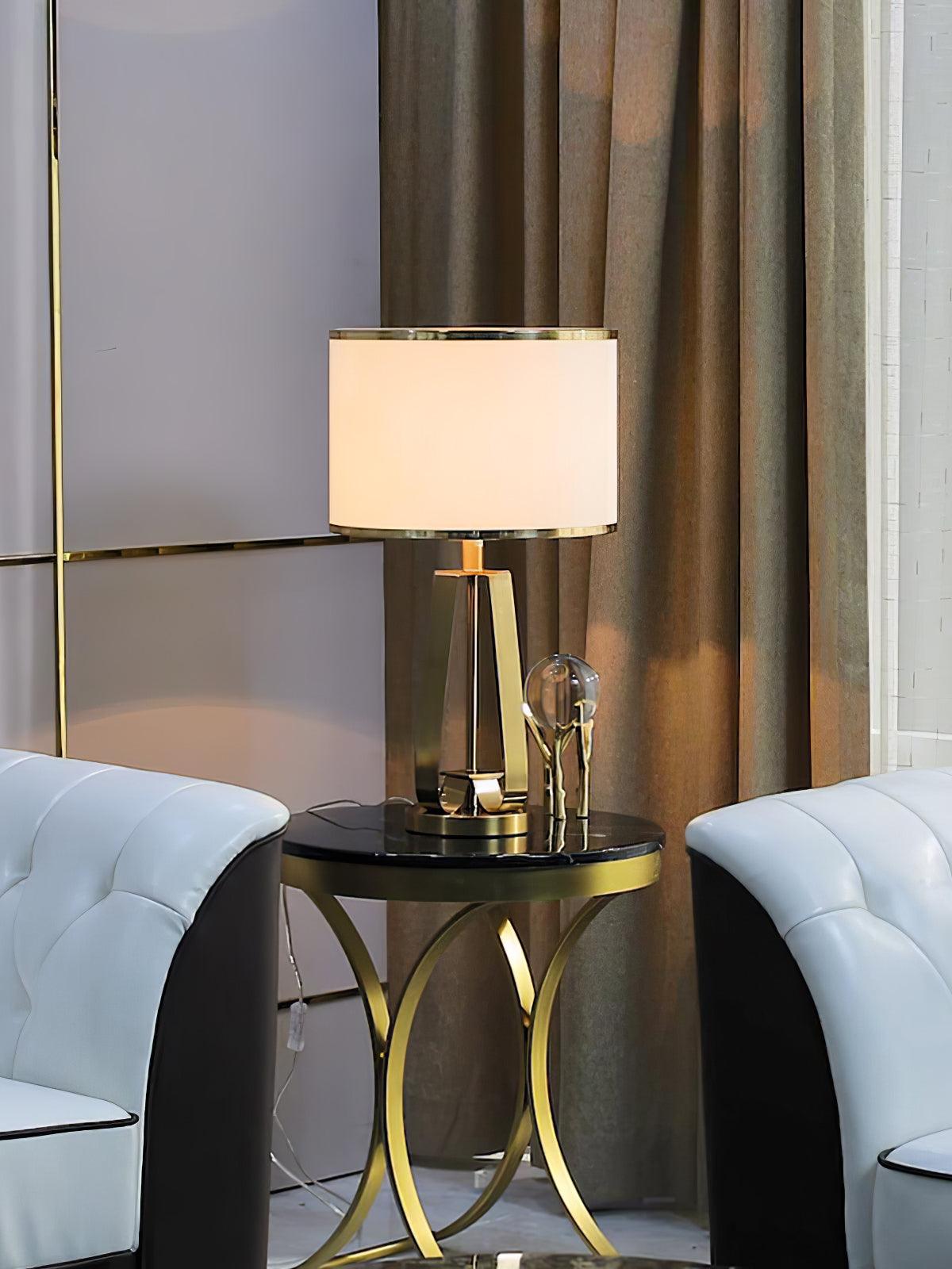 Linorira Luxe lampa stołowa ze szkła