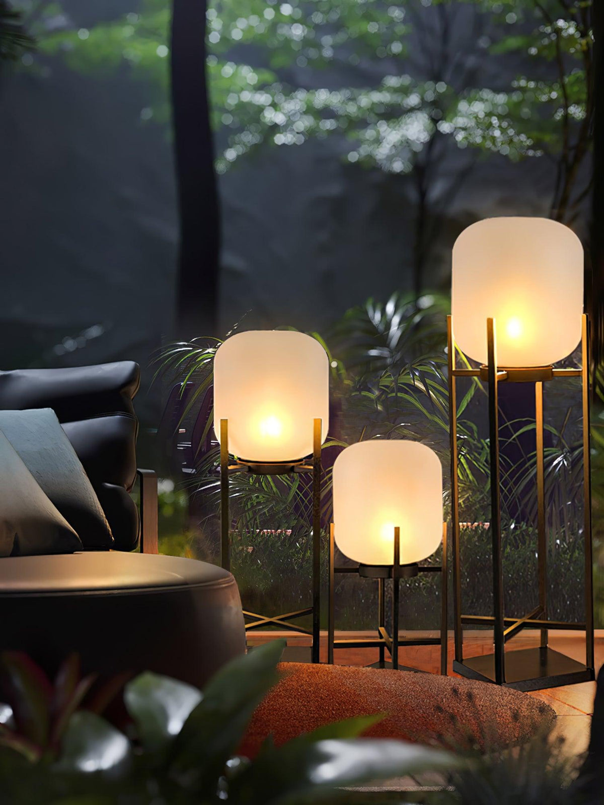 Hedi minimalistyczna zewnętrzna lampa stojąca