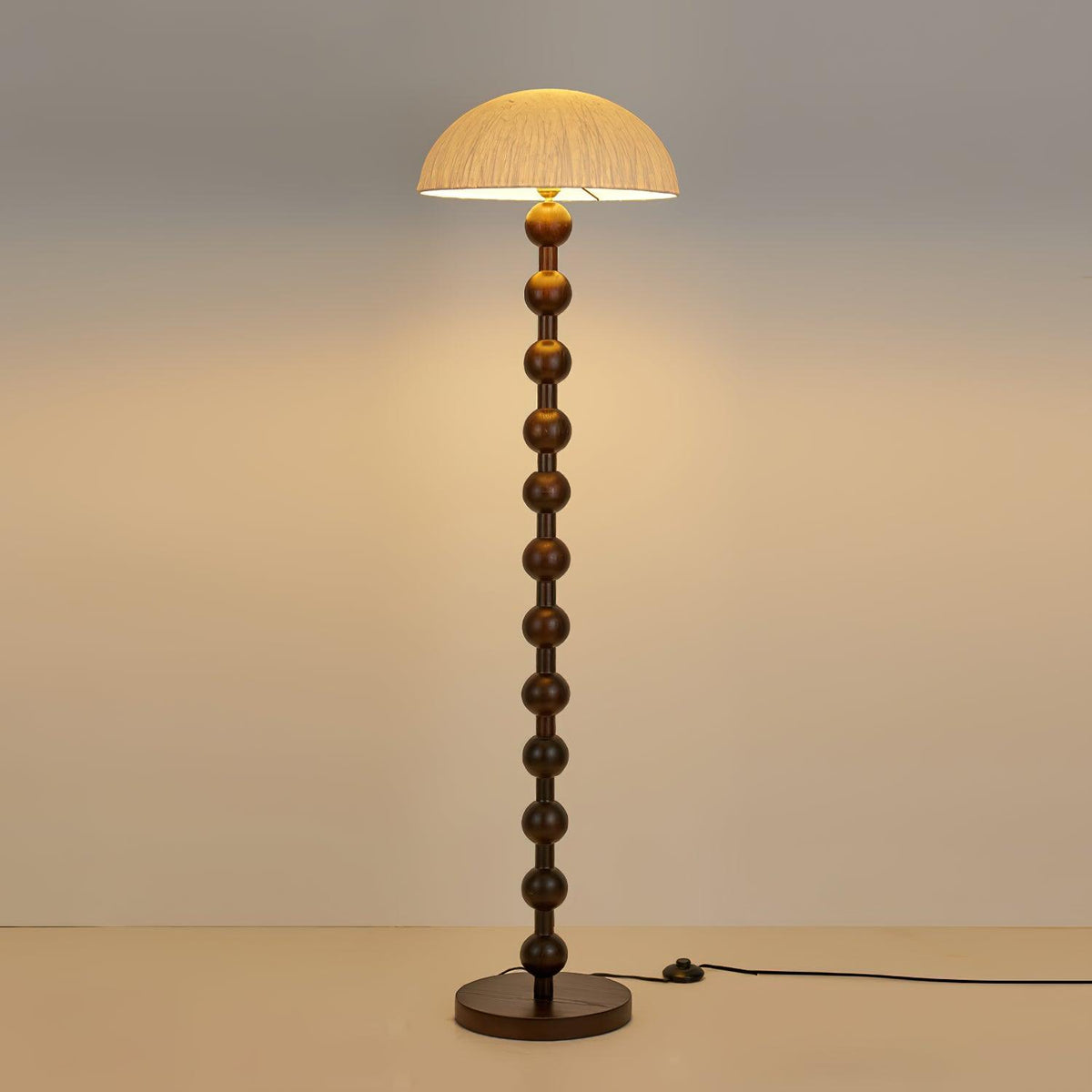 Lyliril Retro drewniana lampa stojąca