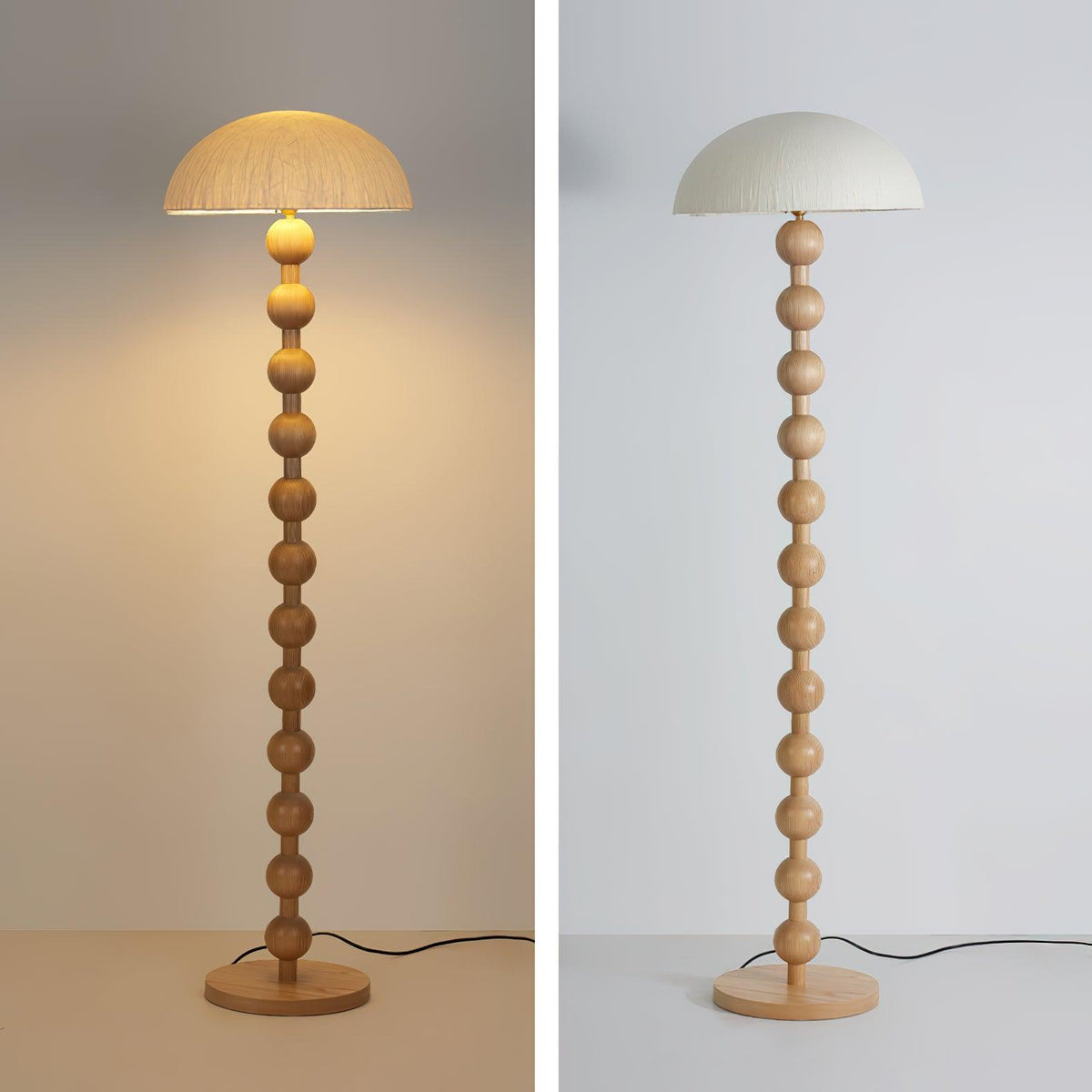 Lyliril Retro drewniana lampa stojąca