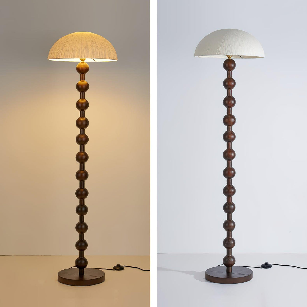 Lyliril Retro drewniana lampa stojąca