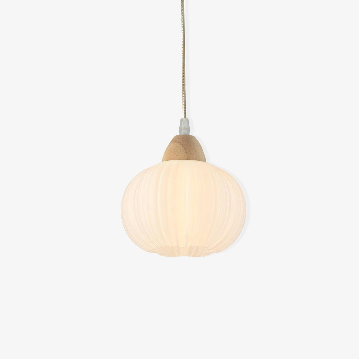 Pumpkin nowoczesna lampa wisząca ze szkła