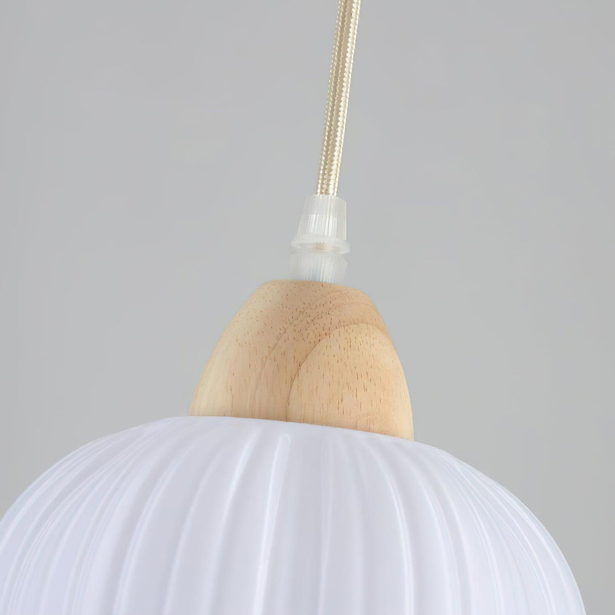 Pumpkin nowoczesna lampa wisząca ze szkła