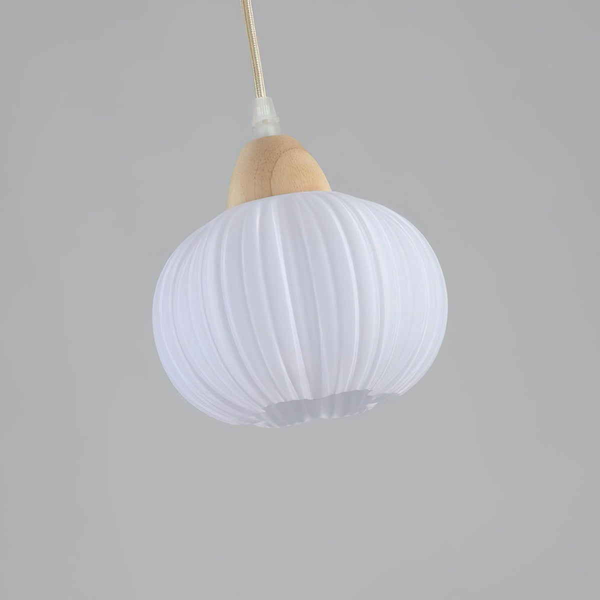 Pumpkin nowoczesna lampa wisząca ze szkła
